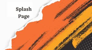 What is a Splash Page