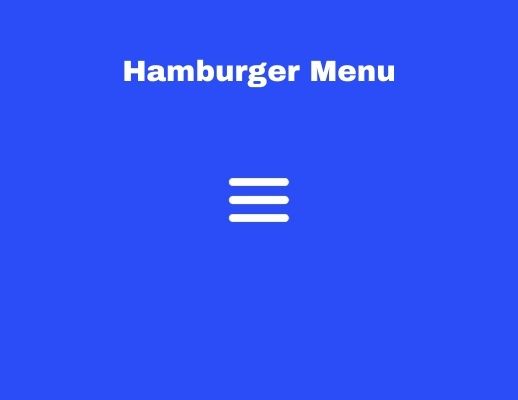 Hamburger Menu
