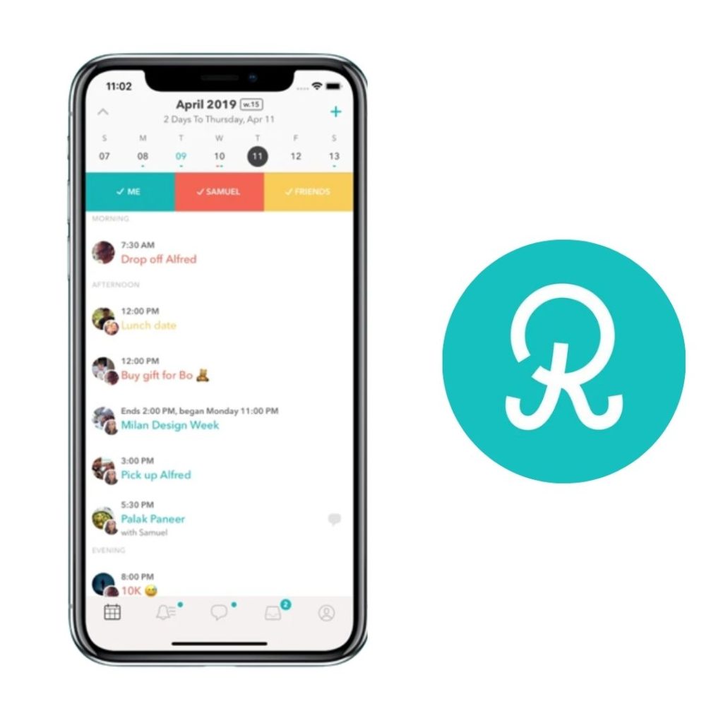 Raft Shared Couple Calendar