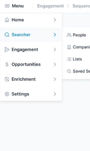 top level navigation