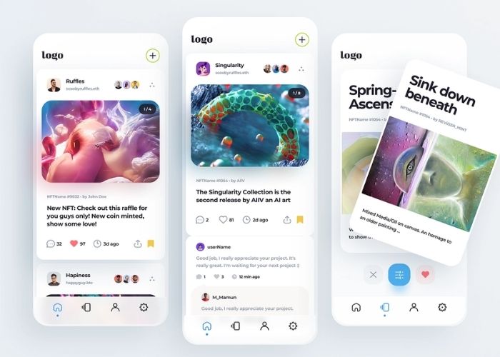 Blockchain & Cryptocurrency mobile app