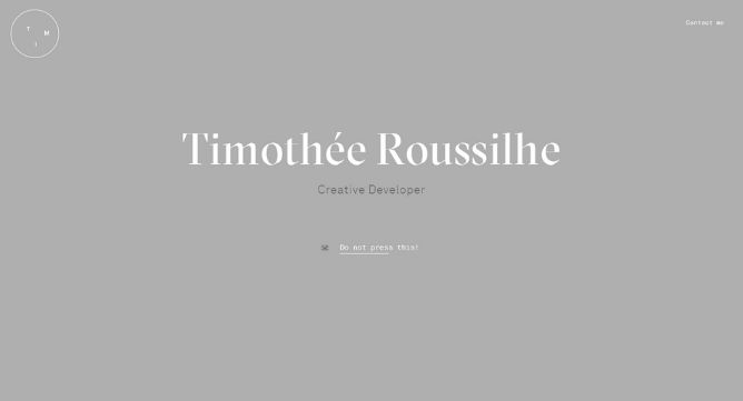 Tim Roussilhe Portfolio
