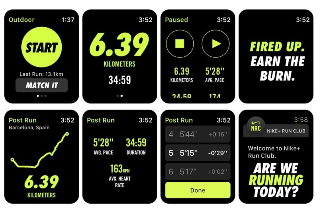 nike + run app