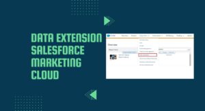 Data Extension in Email Studio Salesforce Marketing Cloud