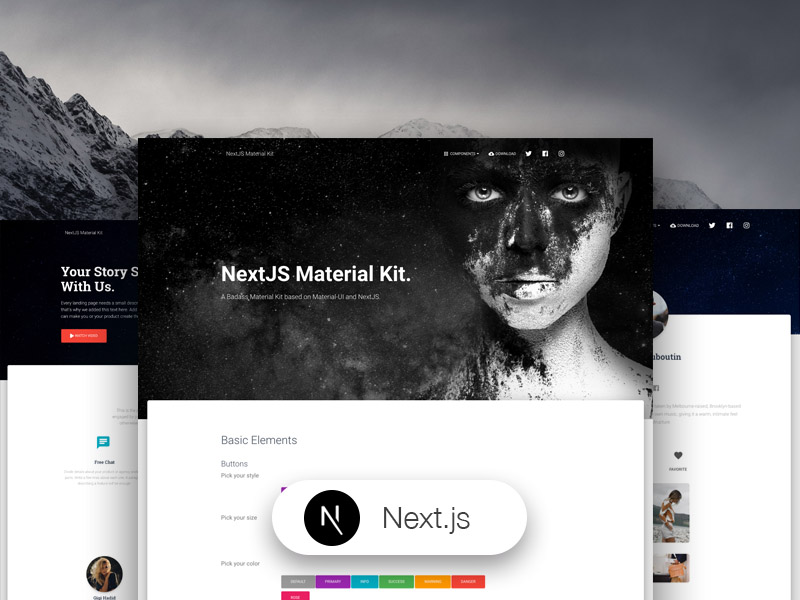 Material Kit nextjs