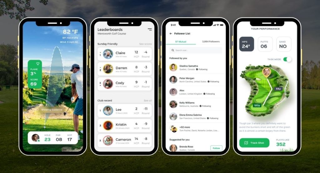 Golf app development