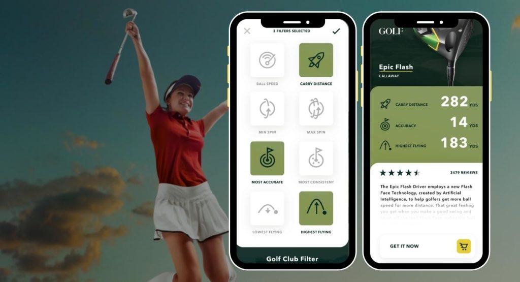 Golf Swingshot Tracking Analytics App