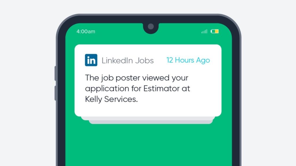 Linkedin App Notification