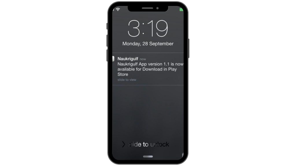 Naukri App Notification