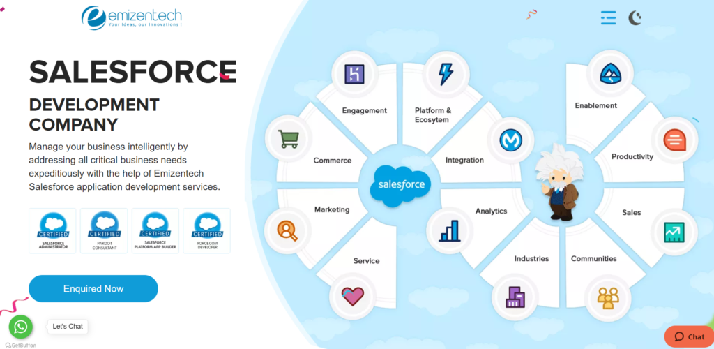 Emizentech a salesforce development company