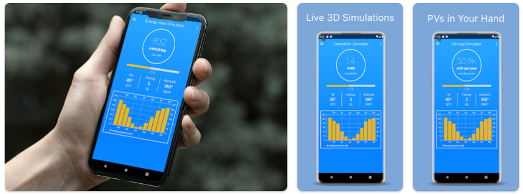 Solar Panel Simulator for PV System 3D