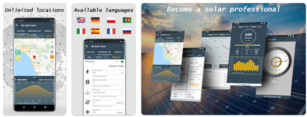 My Solar Panel Lite app