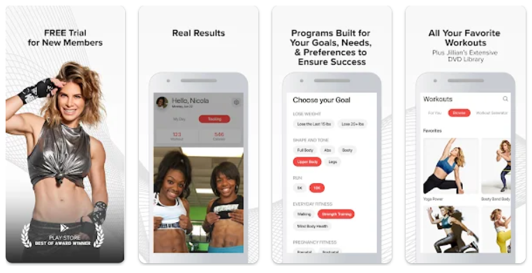 Jillian Michaels My Fitness Workout App
