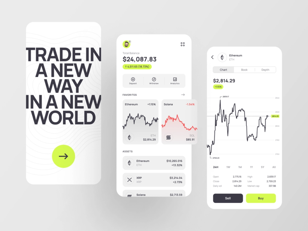 Cryptocurrency Wallet app