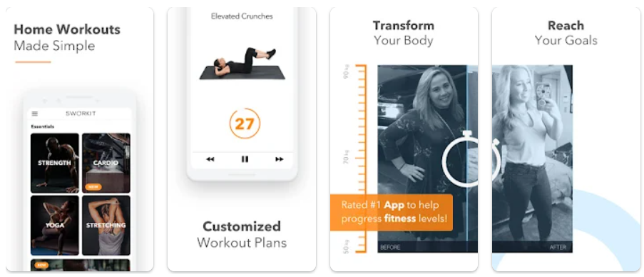 Sworkit app