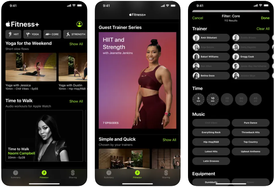 fitness by apple app