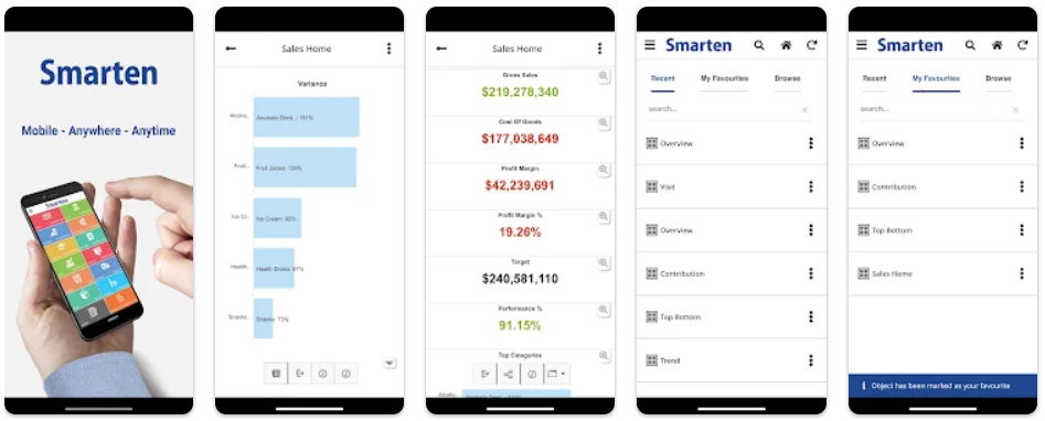 Smarten Analytics app