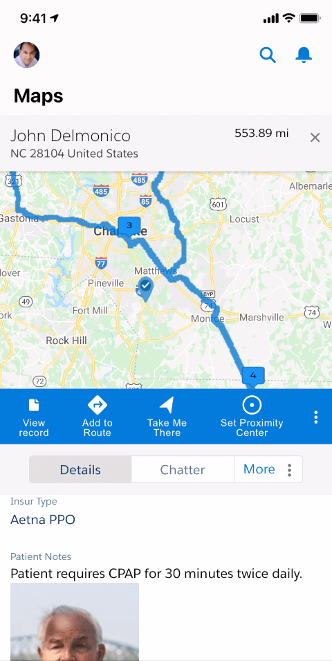 Salesforce Maps' improved HIPAA compliance