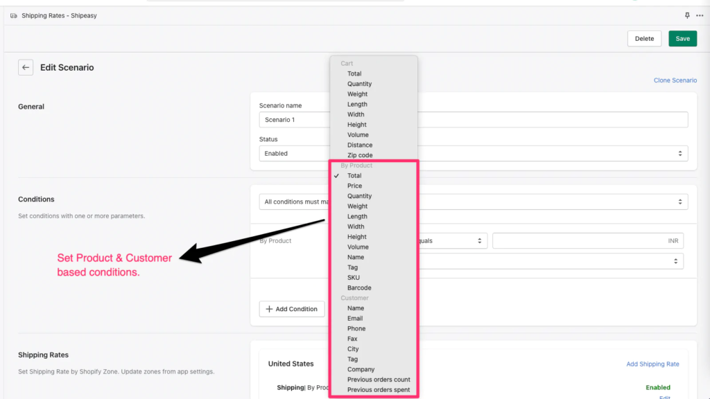 Shipping Rates ‑ Shipeasy