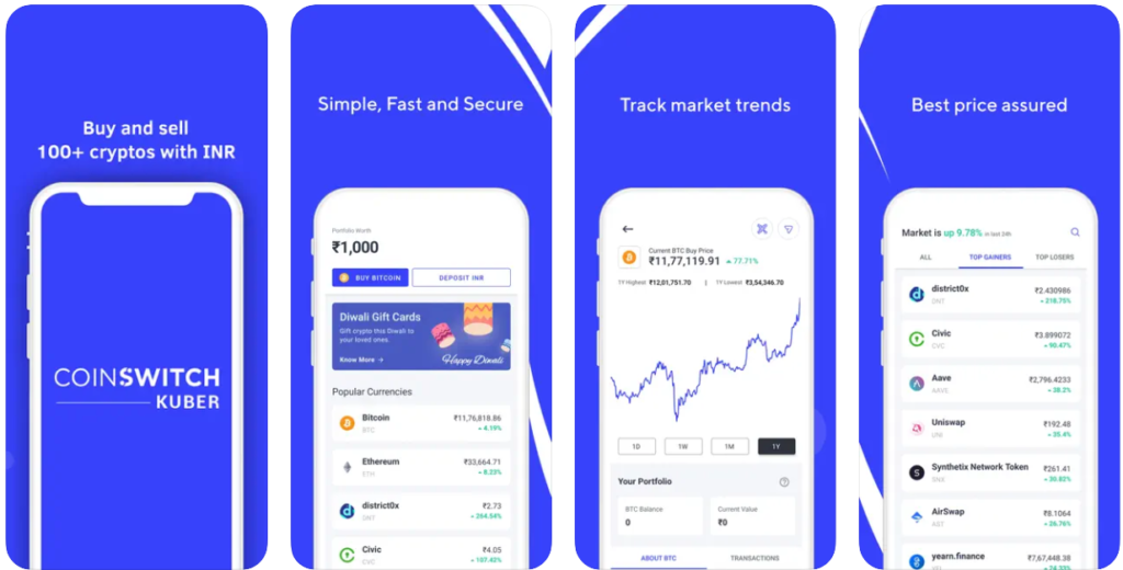 Coinswitch ios app