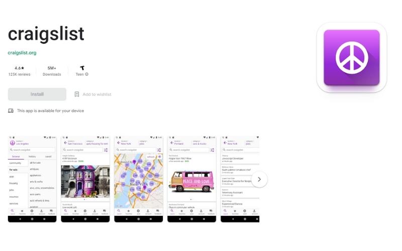 Craigslist android App