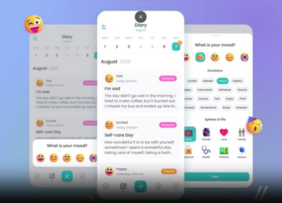Features of Mood Tracker App