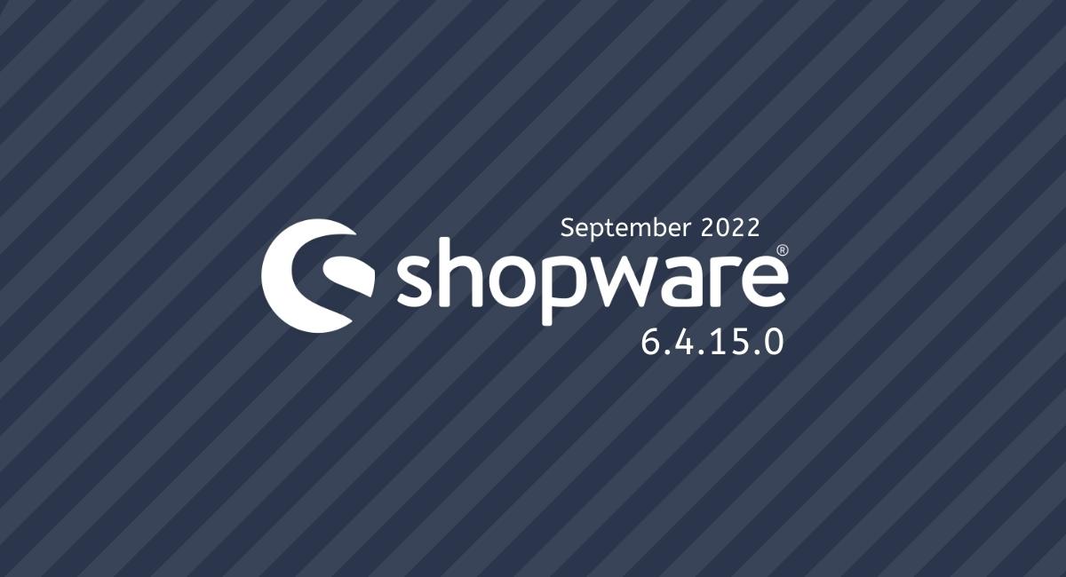 Shopware 6.4.15.0