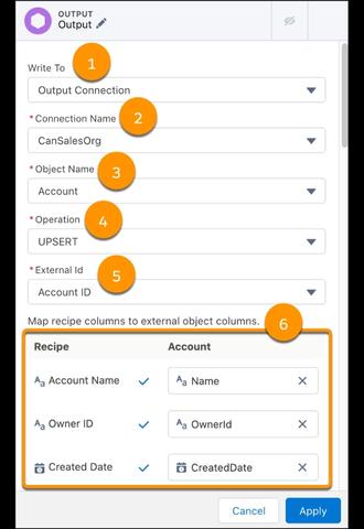 Push Data to Salesforce