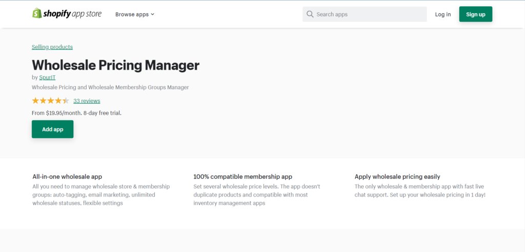 Wholesale Pricing Manager