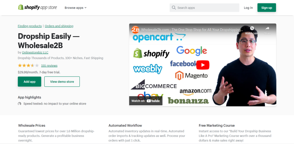 Dropship Easily — Wholesale2B