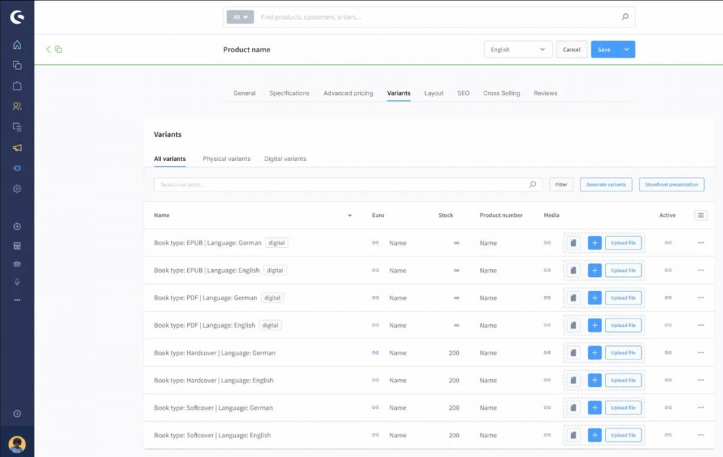Offer Digital Products shopware