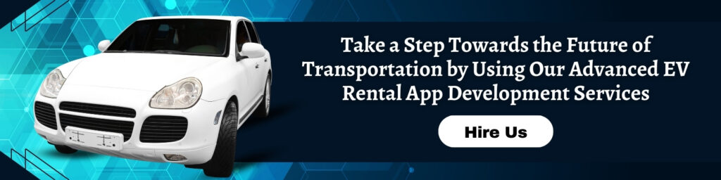 EV Rental App development CTA