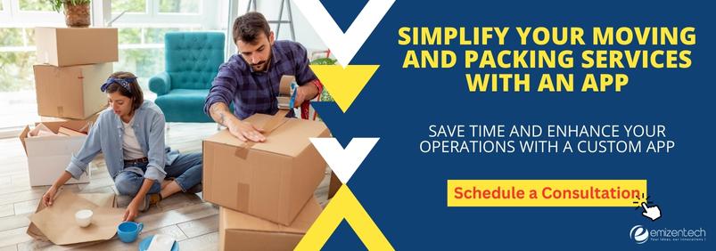 Moving and Packing Services App Development