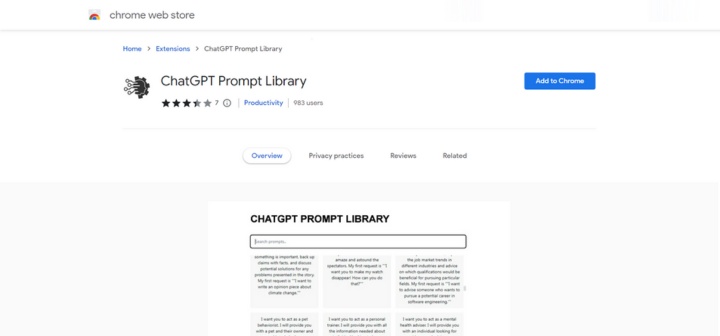 Chatsonic Prompts Library