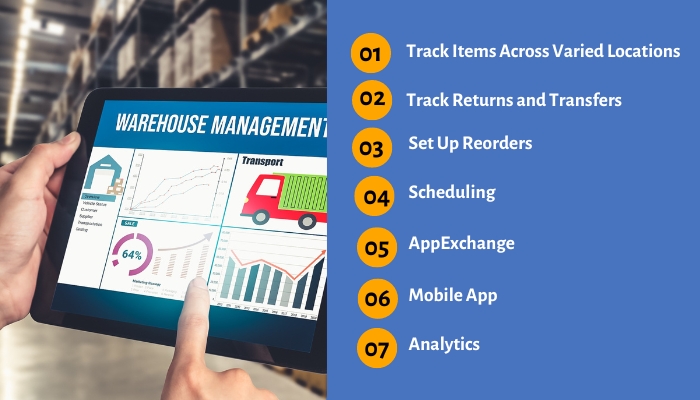 Key features of Salesforce Inventory Management